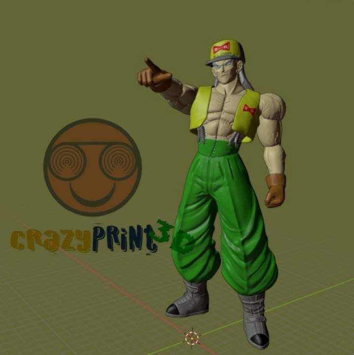 P站图纸印象馆 龙珠 人造人13号 龙珠 人造人13号