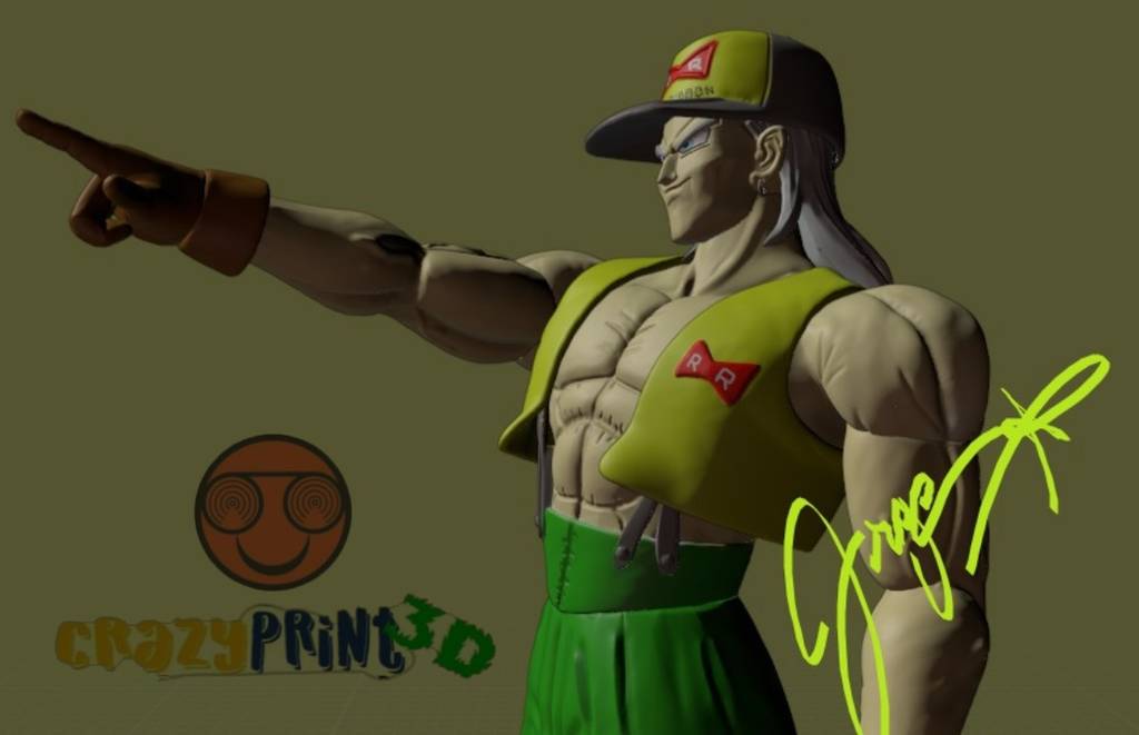 P站图纸印象馆 龙珠 人造人13号 龙珠 人造人13号