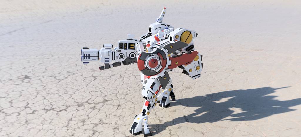 P站图纸印象馆 战锤40K XV104激流战斗服 战锤40K XV104激流战斗服