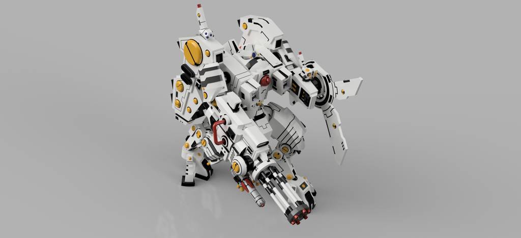 P站图纸印象馆 战锤40K XV104激流战斗服 战锤40K XV104激流战斗服