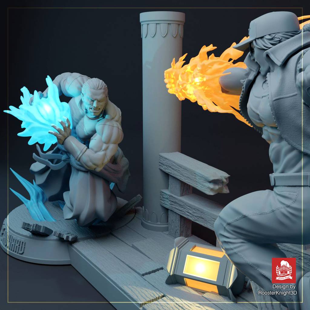 P站图纸印象馆 拳皇 吉斯·霍华德对战特瑞·博加德 拳皇 吉斯·霍华德对战特瑞·博加德