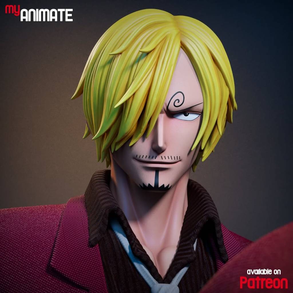 P站图纸印象馆 MyAnimate 海贼王 山治 MyAnimate 海贼王 山治