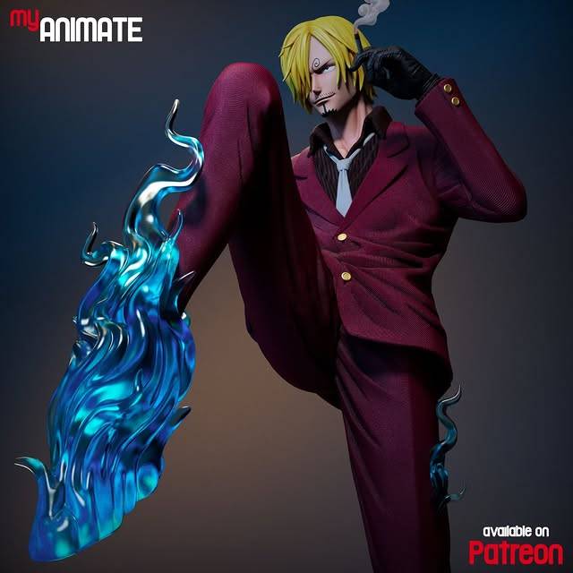 P站图纸印象馆 MyAnimate 海贼王 山治 MyAnimate 海贼王 山治