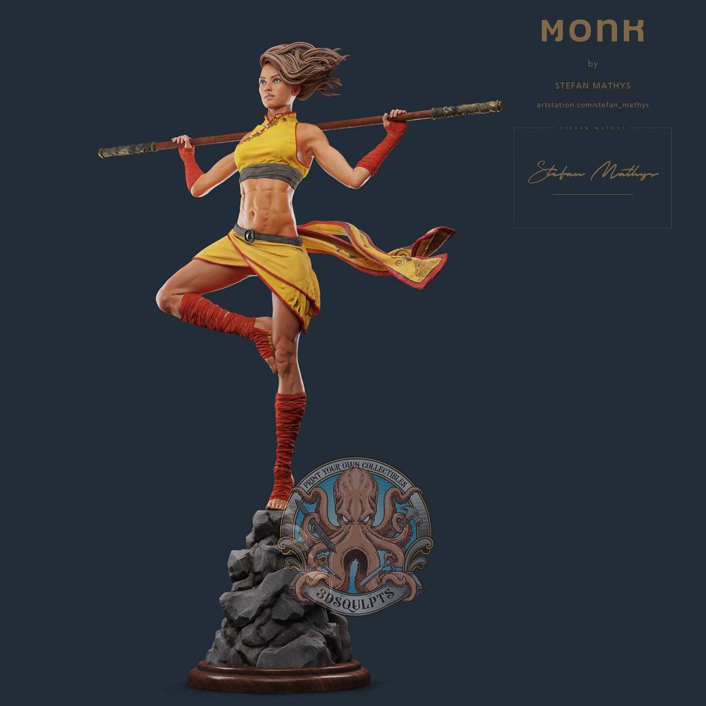 P站图纸印象馆 3DSqulpts 美猴王 3DSqulpts 美猴王