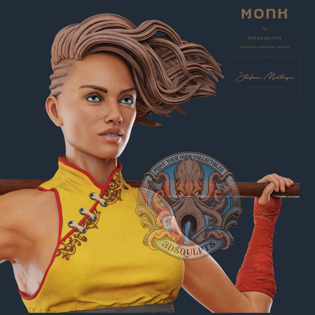 P站图纸印象馆 3DSqulpts 美猴王 3DSqulpts 美猴王