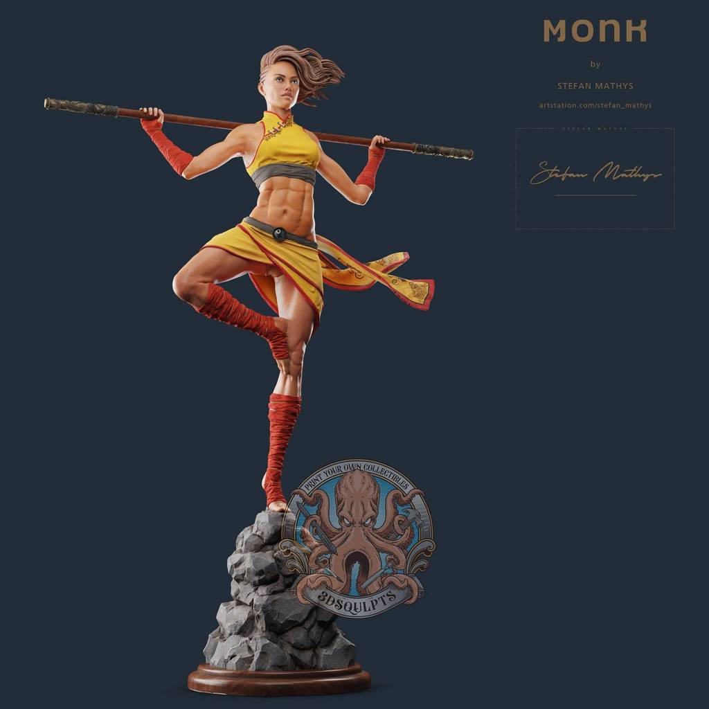 P站图纸印象馆 3DSqulpts 美猴王 3DSqulpts 美猴王