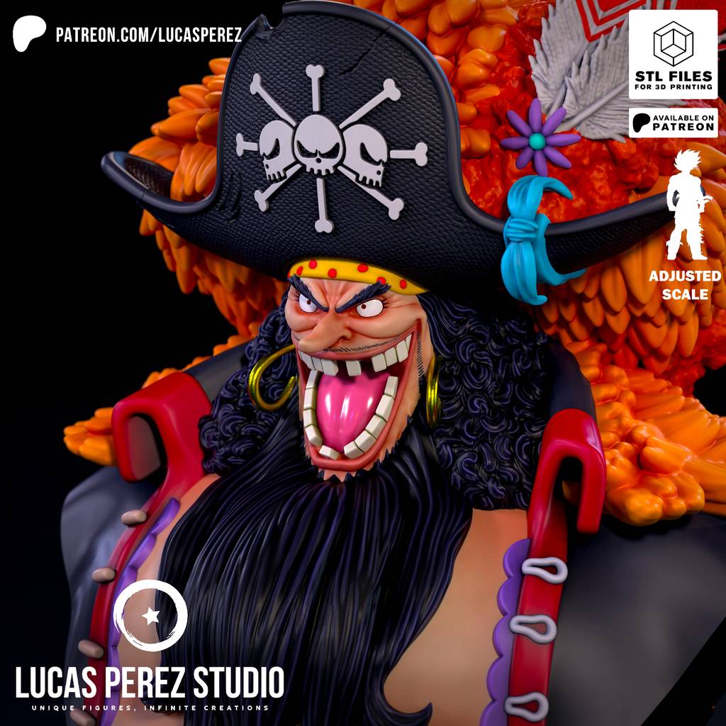 P站图纸印象馆 Lucas Perez 海贼王 马歇尔·D·蒂奇 Lucas Perez 海贼王 马歇尔·D·蒂奇