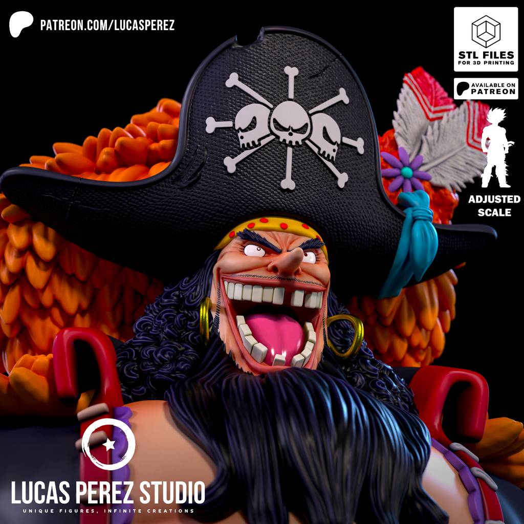 P站图纸印象馆 Lucas Perez 海贼王 马歇尔·D·蒂奇 Lucas Perez 海贼王 马歇尔·D·蒂奇