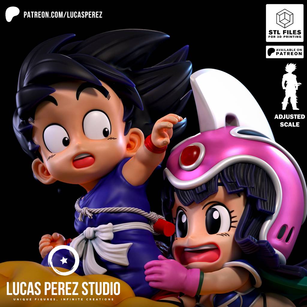 P站图纸印象馆 Lucas Perez 龙珠 悟空和琪琪 Lucas Perez 龙珠 悟空和琪琪