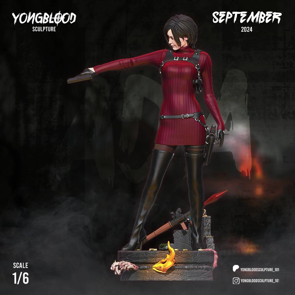 P站图纸印象馆 Yongblood Sculpture 生化危机 艾达·王 Yongblood Sculpture 生化危机 艾达·王