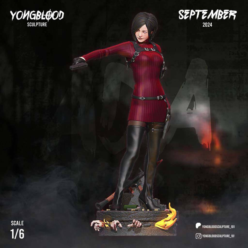 P站图纸印象馆 Yongblood Sculpture 生化危机 艾达·王 Yongblood Sculpture 生化危机 艾达·王