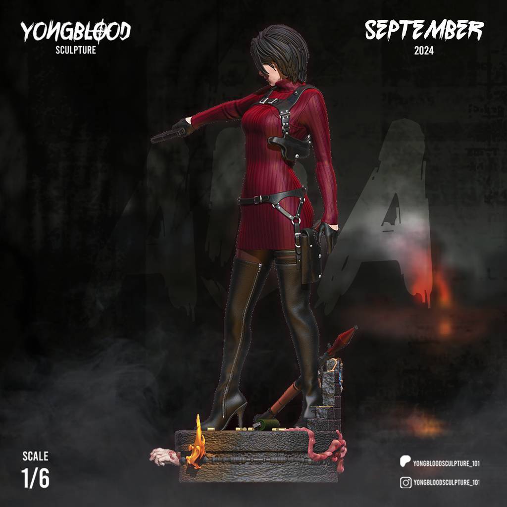 P站图纸印象馆 Yongblood Sculpture 生化危机 艾达·王 Yongblood Sculpture 生化危机 艾达·王