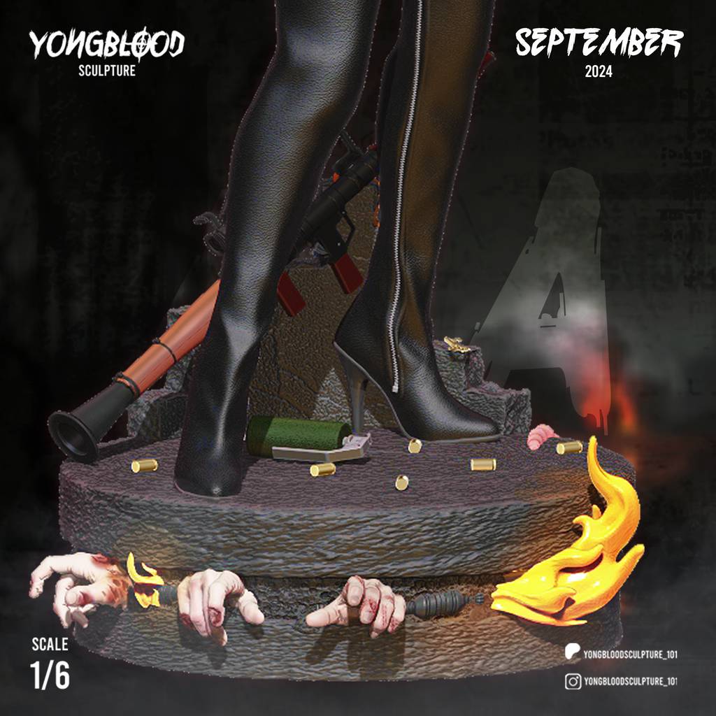 P站图纸印象馆 Yongblood Sculpture 生化危机 艾达·王 Yongblood Sculpture 生化危机 艾达·王