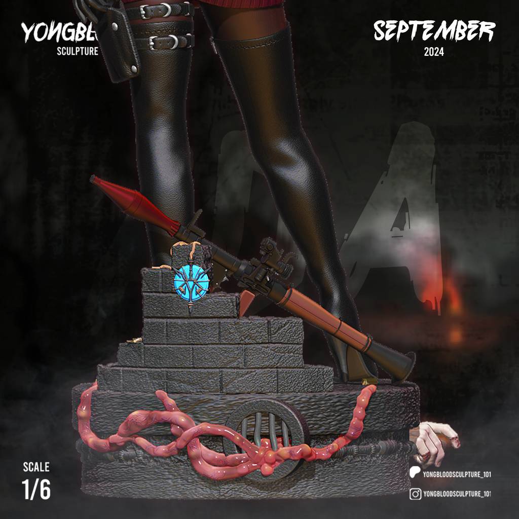 P站图纸印象馆 Yongblood Sculpture 生化危机 艾达·王 Yongblood Sculpture 生化危机 艾达·王