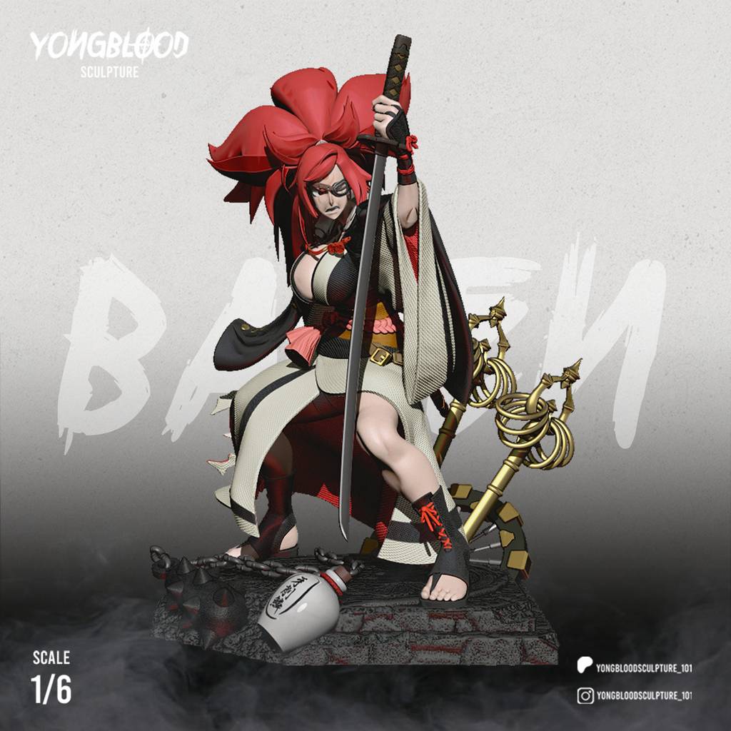 P站图纸印象馆 Yongblood Sculpture 罪恶装备 梅喧 Yongblood Sculpture 罪恶装备 梅喧