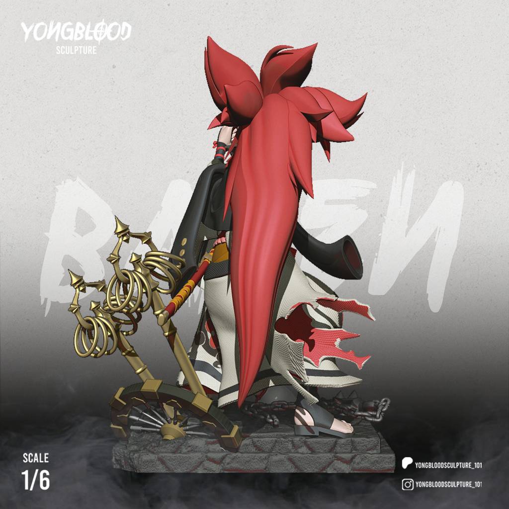 P站图纸印象馆 Yongblood Sculpture 罪恶装备 梅喧 Yongblood Sculpture 罪恶装备 梅喧