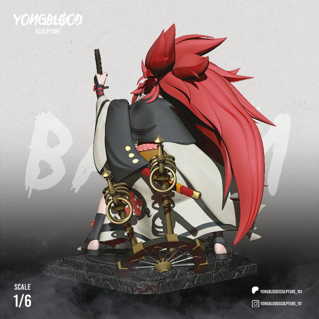 P站图纸印象馆 Yongblood Sculpture 罪恶装备 梅喧 Yongblood Sculpture 罪恶装备 梅喧