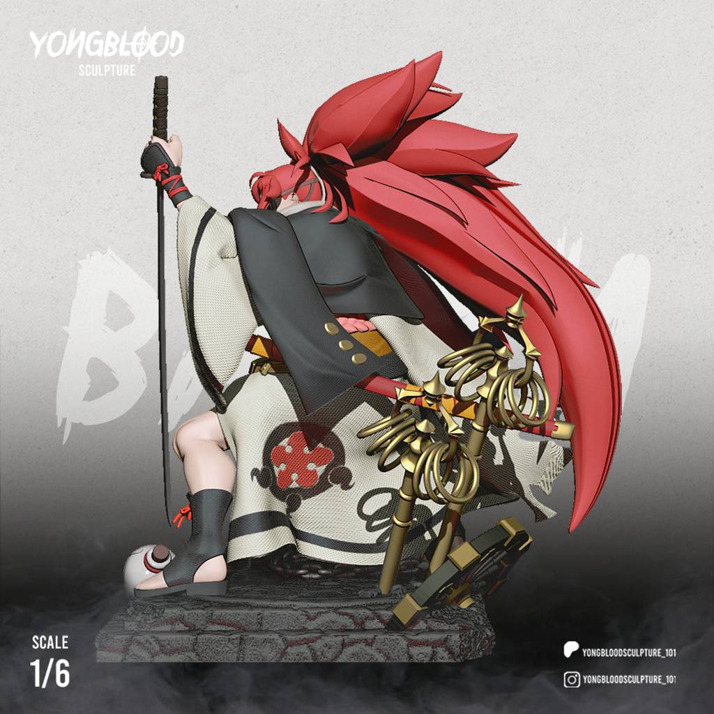 P站图纸印象馆 Yongblood Sculpture 罪恶装备 梅喧 Yongblood Sculpture 罪恶装备 梅喧