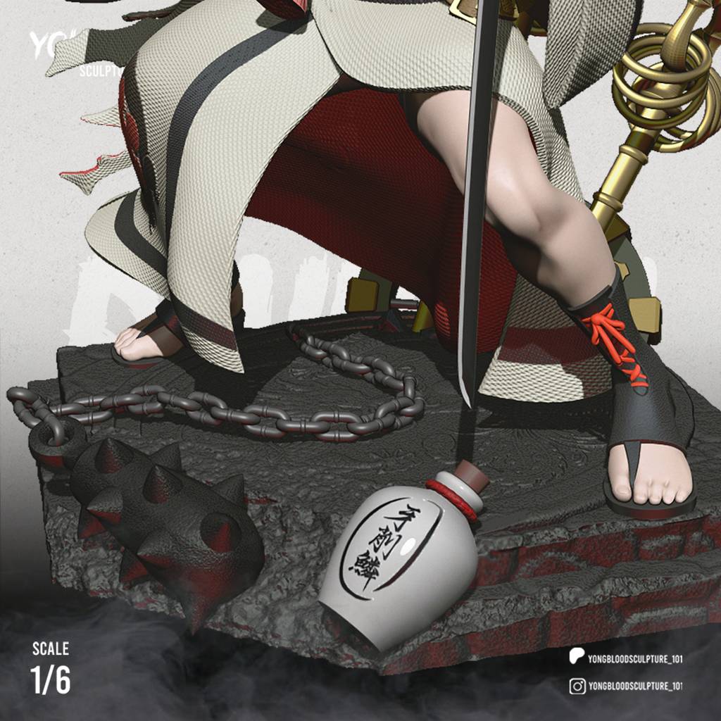 P站图纸印象馆 Yongblood Sculpture 罪恶装备 梅喧 Yongblood Sculpture 罪恶装备 梅喧