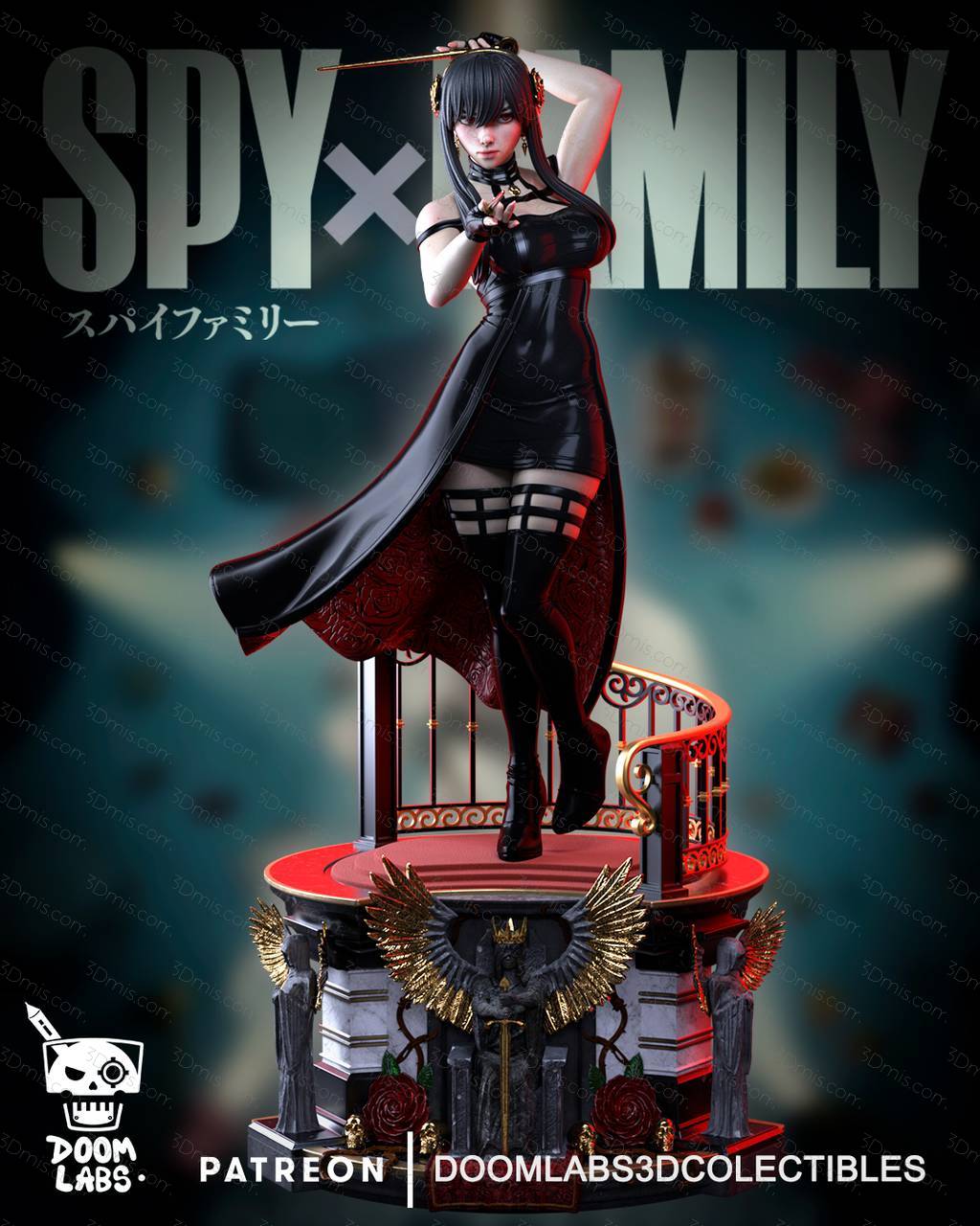 P站图纸印象馆 间谍过家家 约尔·福杰 间谍过家家 约尔·福杰