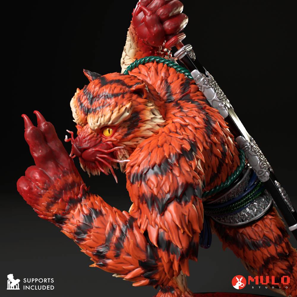 P站图纸印象馆 黑神话悟空 虎将军 黑神话悟空 虎将军