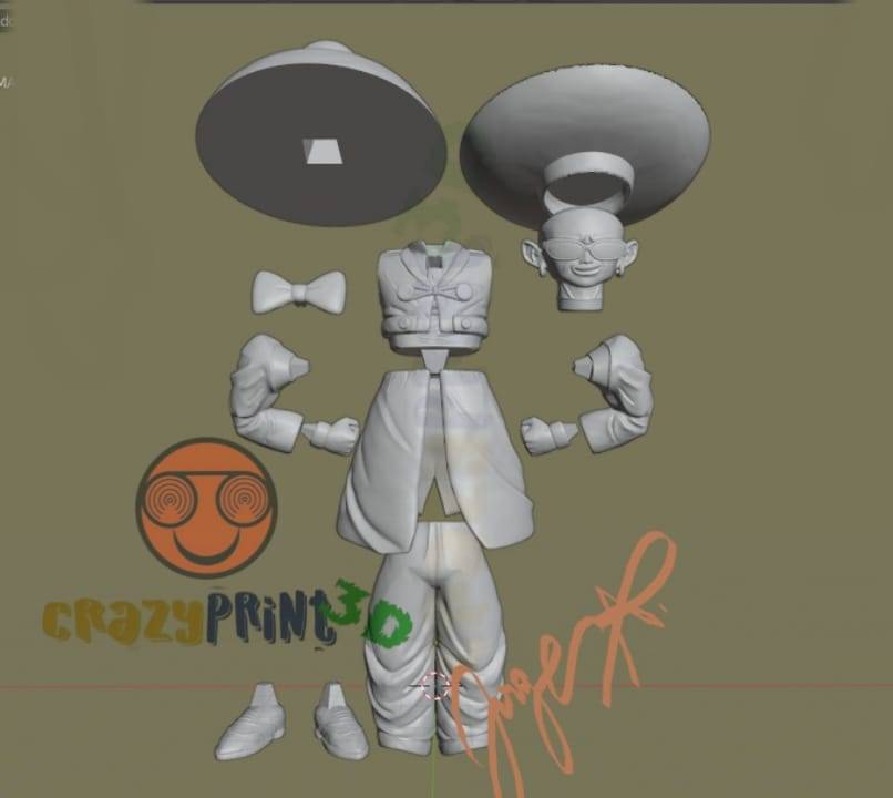 P站图纸印象馆 龙珠 人造人15号 龙珠 人造人15号