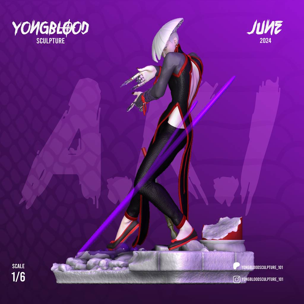 P站图纸印象馆 Yongblood Sculpture 街头霸王 阿鬼 Yongblood Sculpture 街头霸王 阿鬼