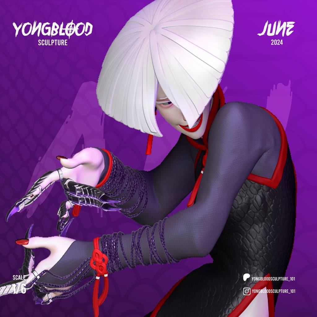 P站图纸印象馆 Yongblood Sculpture 街头霸王 阿鬼 Yongblood Sculpture 街头霸王 阿鬼