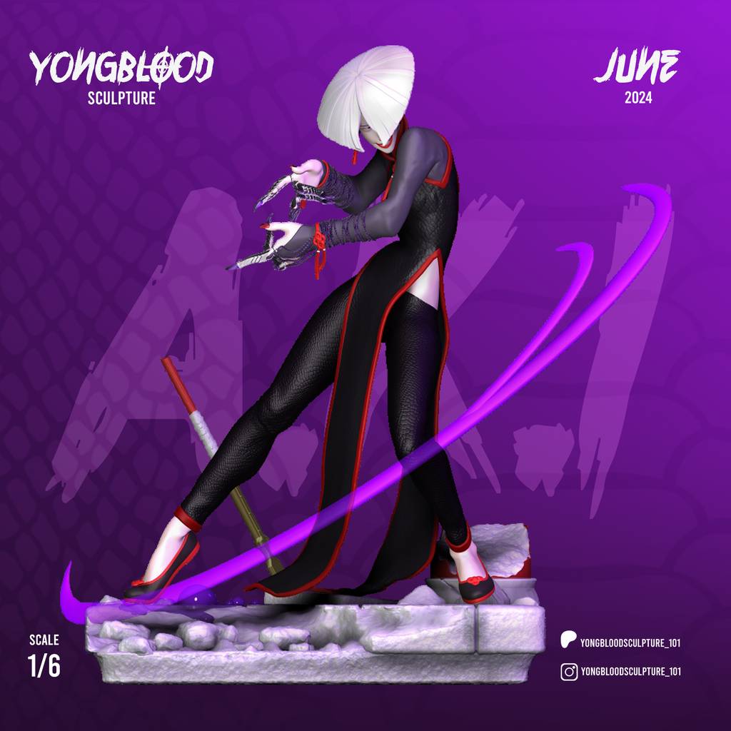 P站图纸印象馆 Yongblood Sculpture 街头霸王 阿鬼 Yongblood Sculpture 街头霸王 阿鬼