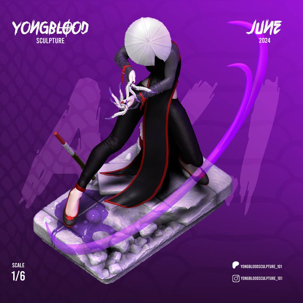 P站图纸印象馆 Yongblood Sculpture 街头霸王 阿鬼 Yongblood Sculpture 街头霸王 阿鬼