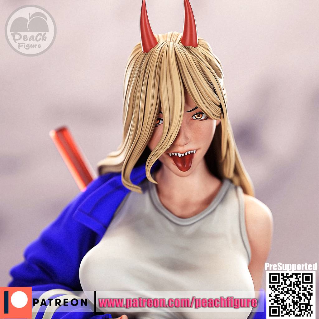 P站图纸印象馆 Peach Figure 电锯人 帕瓦 Peach Figure 电锯人 帕瓦
