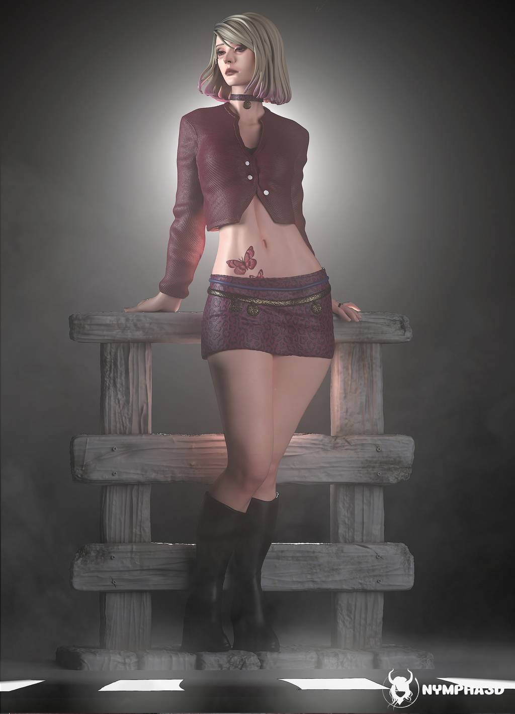 P站图纸印象馆 NYMPHA 3D 寂静岭 玛丽亚 NYMPHA 3D 寂静岭 玛丽亚