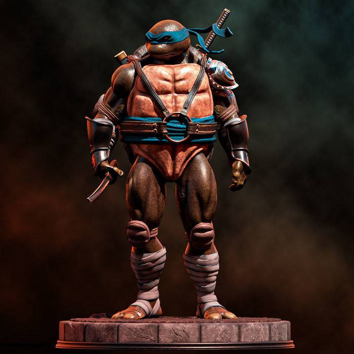 P站图纸印象馆 Nacho CG 忍者神龟 利奥纳多 Nacho CG 忍者神龟 利奥纳多