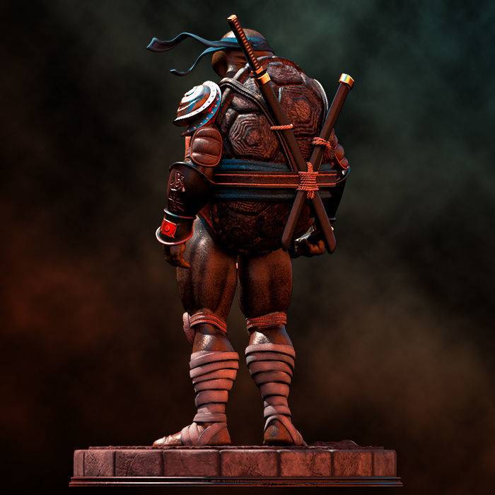 P站图纸印象馆 Nacho CG 忍者神龟 利奥纳多 Nacho CG 忍者神龟 利奥纳多