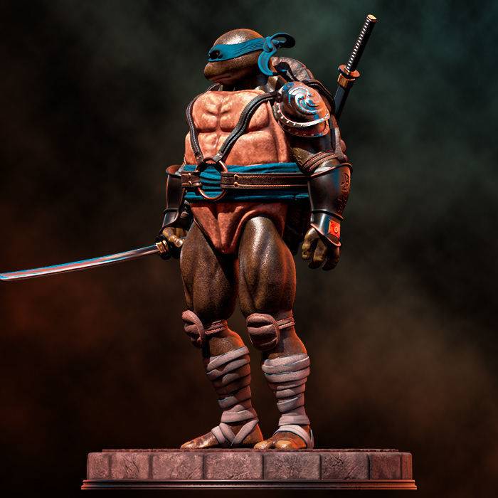 P站图纸印象馆 Nacho CG 忍者神龟 利奥纳多 Nacho CG 忍者神龟 利奥纳多