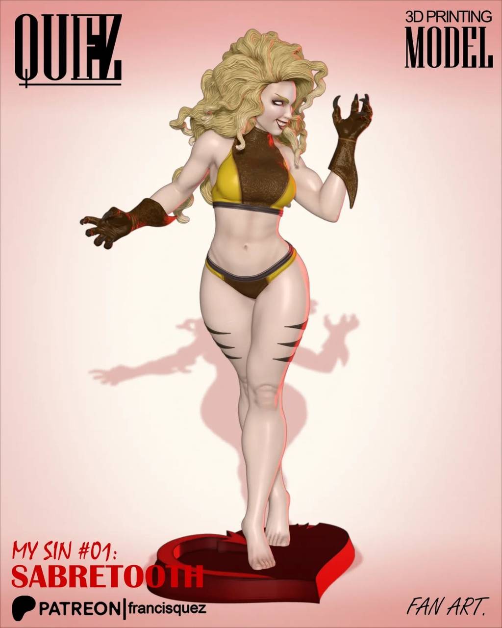 P站图纸印象馆 Francis Quez 剑齿虎 Francis Quez 剑齿虎