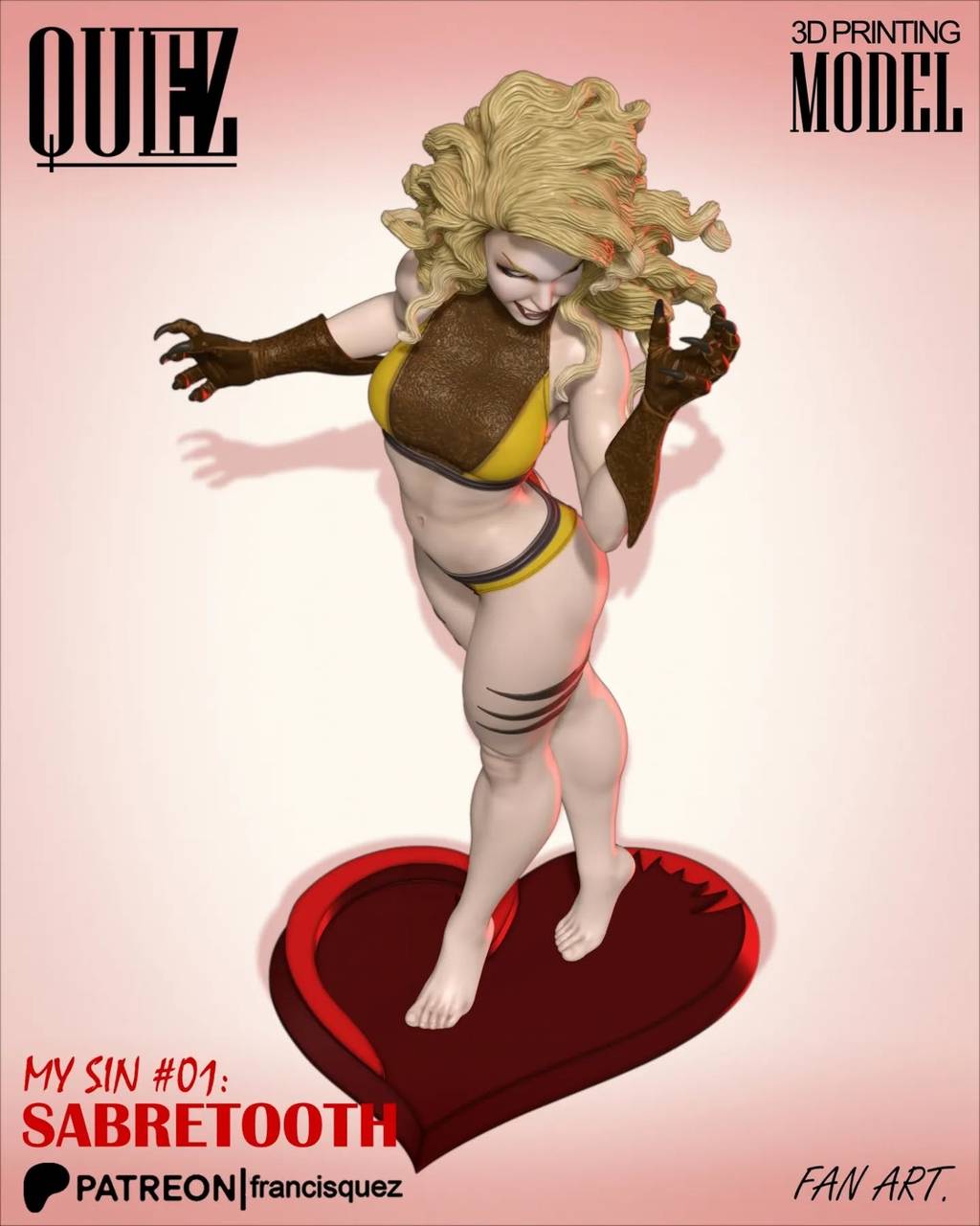 P站图纸印象馆 Francis Quez 剑齿虎 Francis Quez 剑齿虎