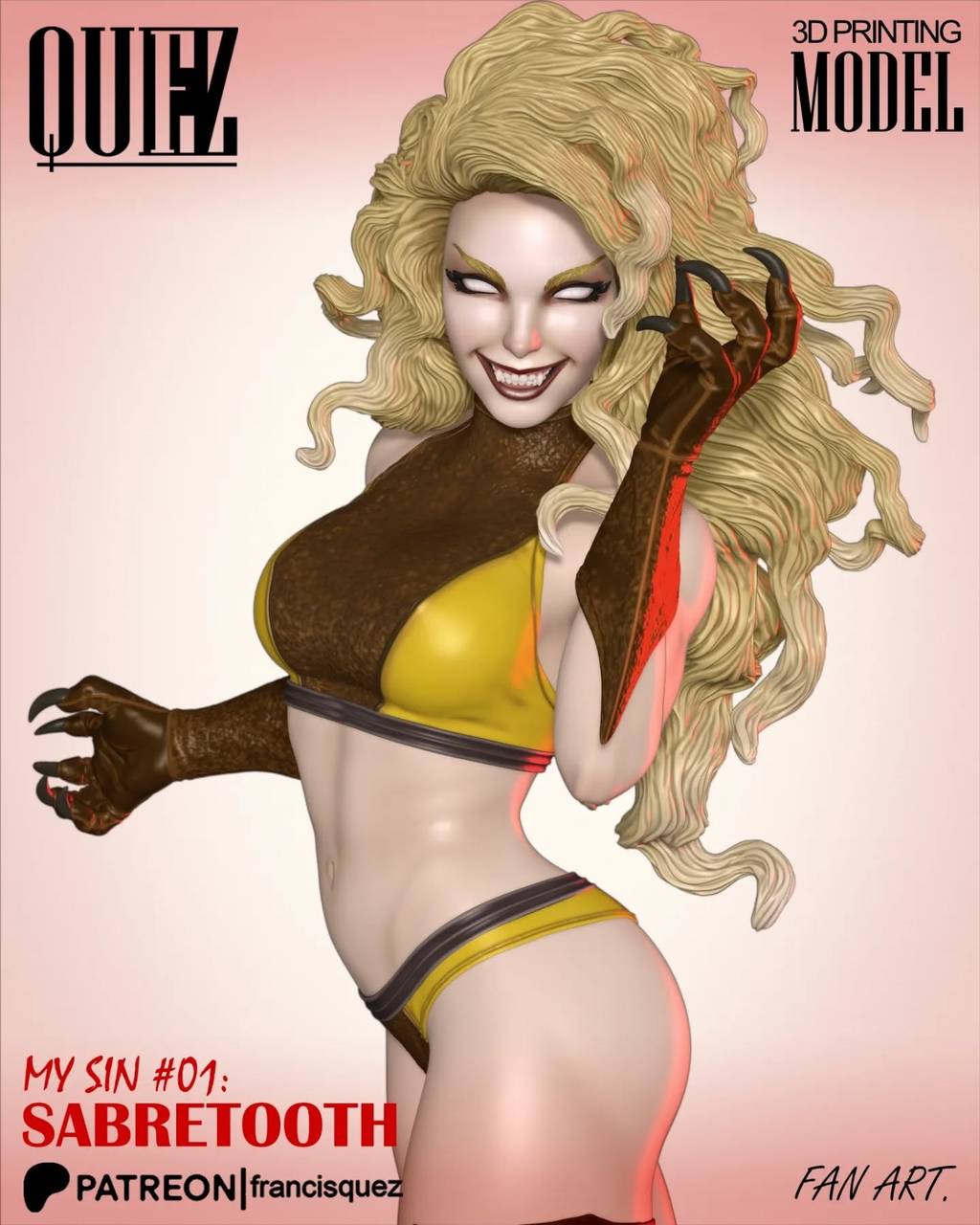 P站图纸印象馆 Francis Quez 剑齿虎 Francis Quez 剑齿虎