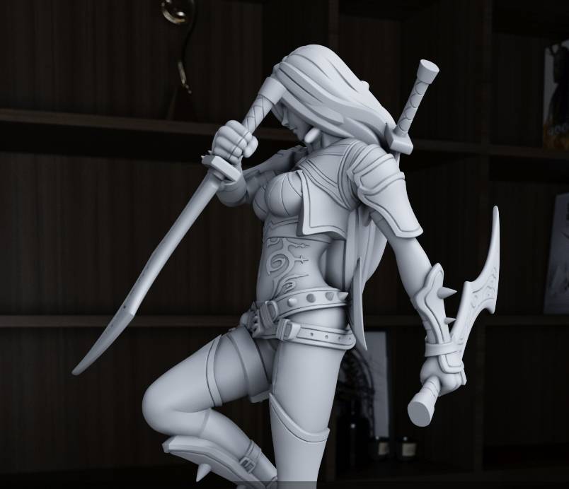 P站图纸印象馆 英雄联盟 卡特琳娜 英雄联盟 卡特琳娜