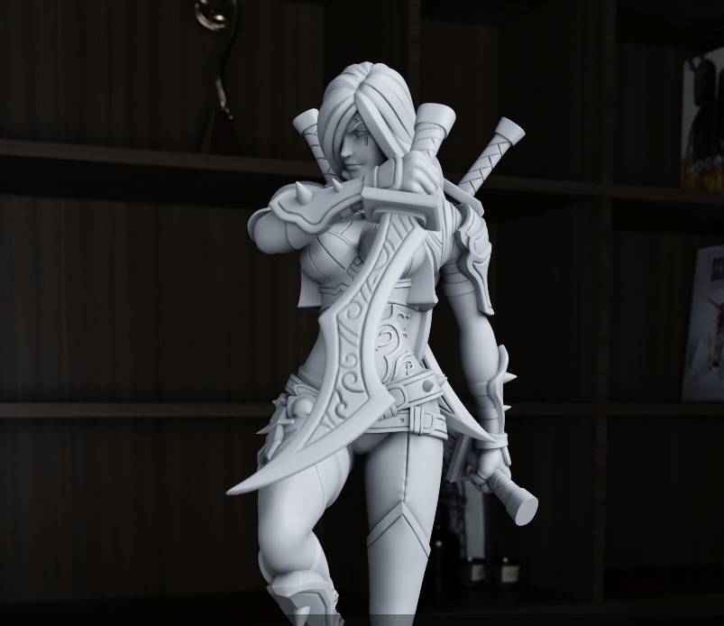 P站图纸印象馆 英雄联盟 卡特琳娜 英雄联盟 卡特琳娜