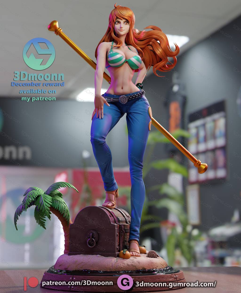 3Dmoonn 海贼王 娜美