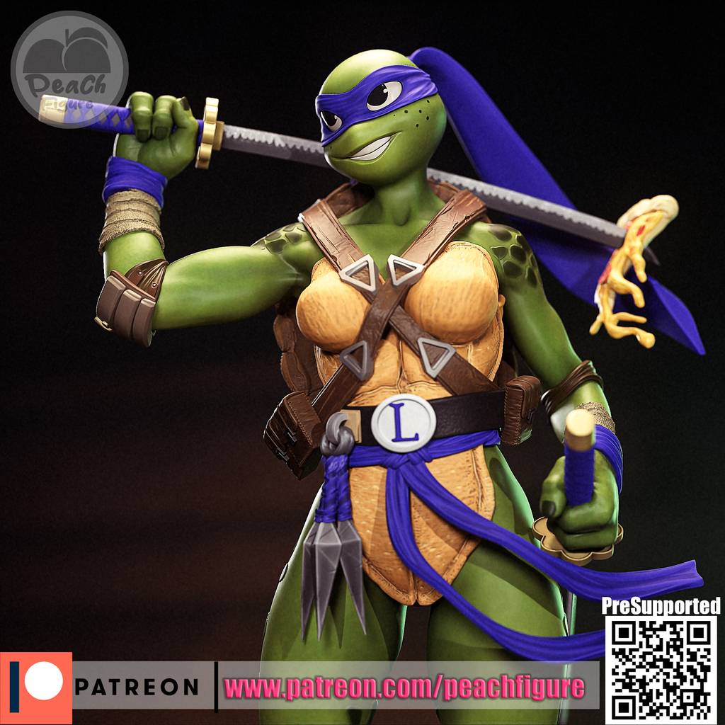 P站图纸印象馆 Peach Figure 忍者神龟 利奥纳多 Peach Figure 忍者神龟 利奥纳多