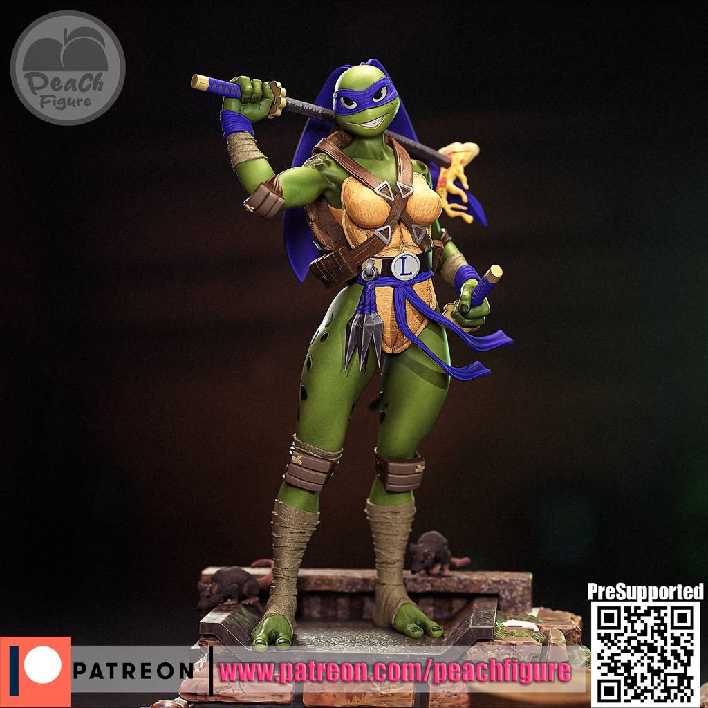 P站图纸印象馆 Peach Figure 忍者神龟 利奥纳多 Peach Figure 忍者神龟 利奥纳多