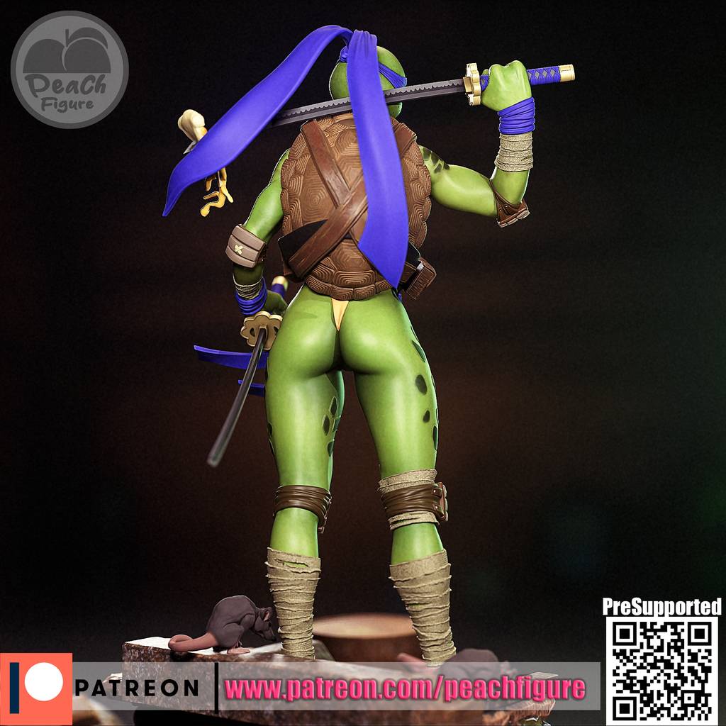 P站图纸印象馆 Peach Figure 忍者神龟 利奥纳多 Peach Figure 忍者神龟 利奥纳多