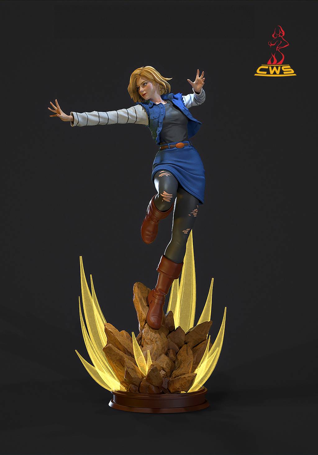 P站图纸印象馆 CW Studio 龙珠 人造人18号 CW Studio 龙珠 人造人18号