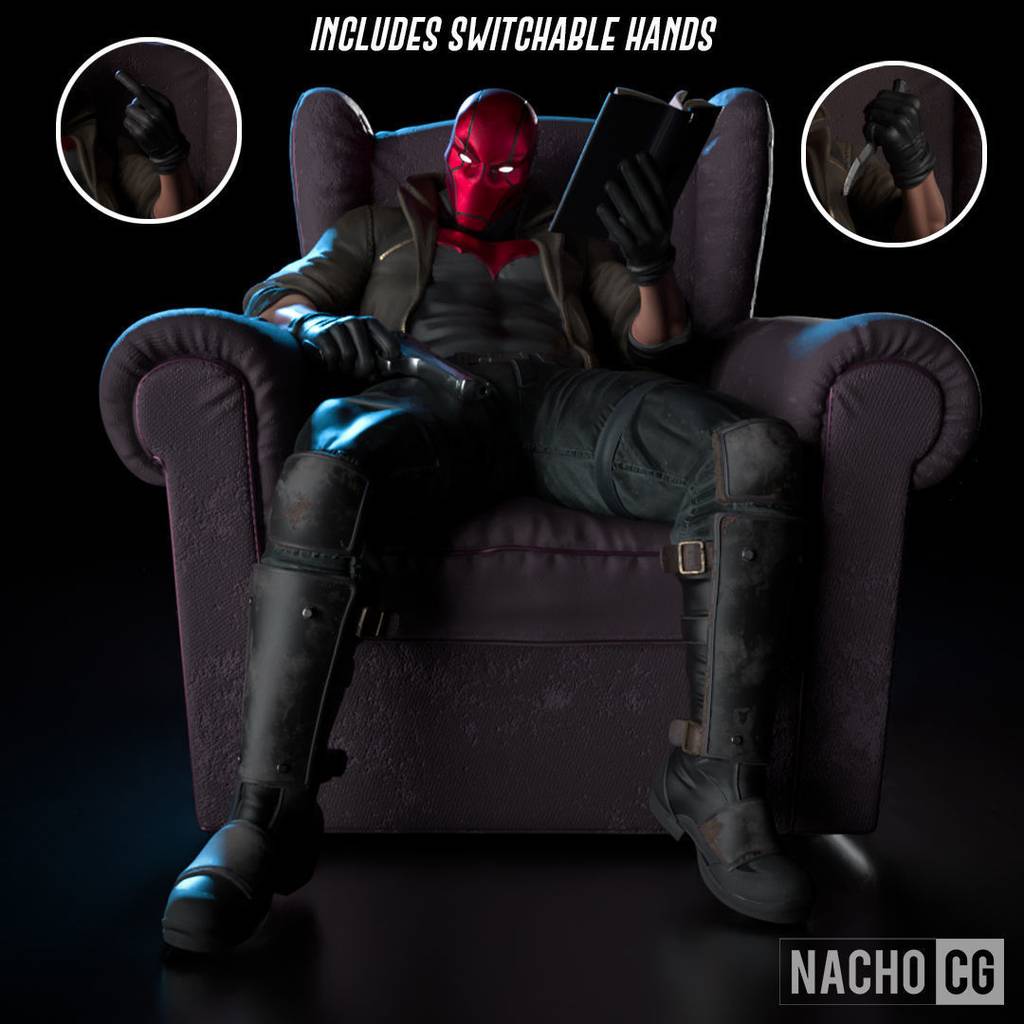 P站图纸印象馆 Nacho CG DC漫画 红头罩 Nacho CG DC漫画 红头罩