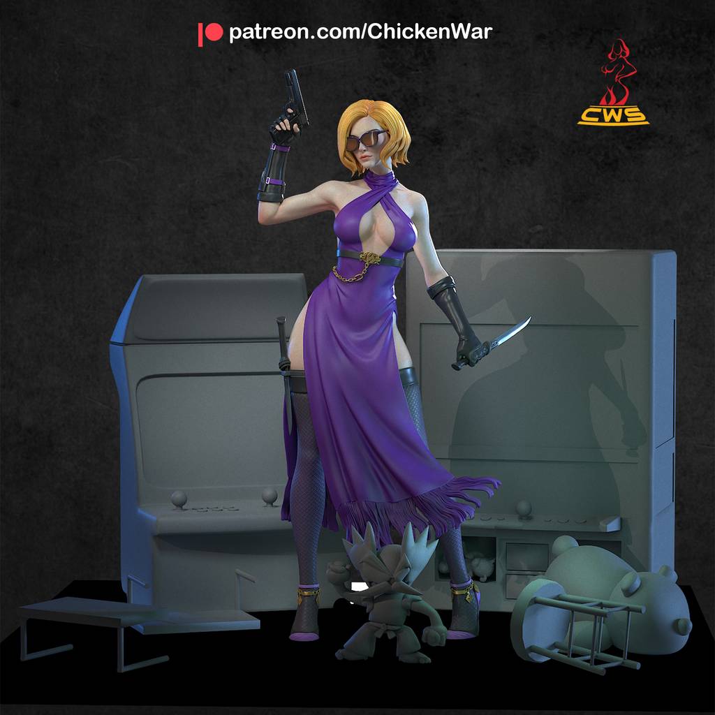 P站图纸印象馆 CW Studio 铁拳 妮娜·威廉姆斯 CW Studio 铁拳 妮娜·威廉姆斯