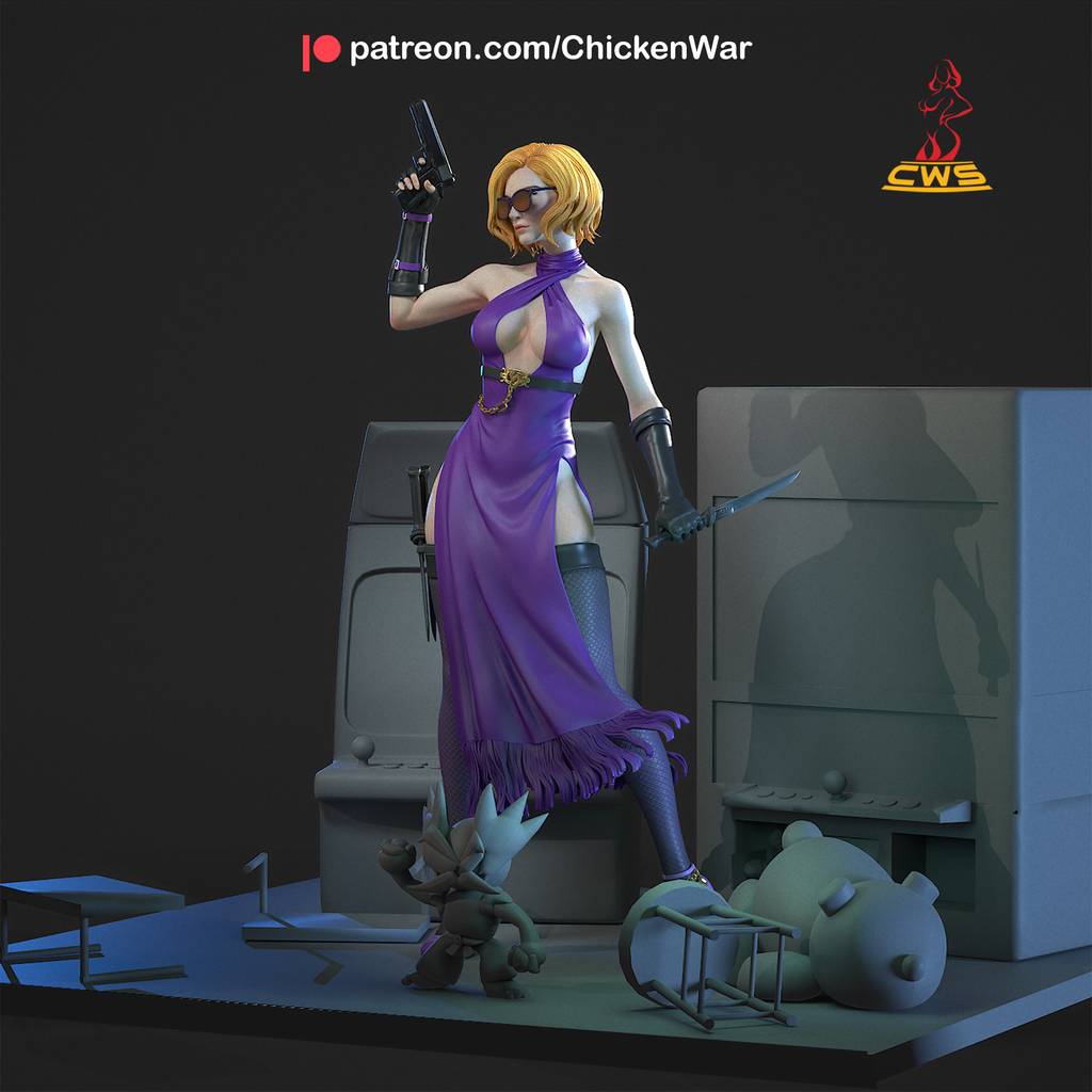 P站图纸印象馆 CW Studio 铁拳 妮娜·威廉姆斯 CW Studio 铁拳 妮娜·威廉姆斯