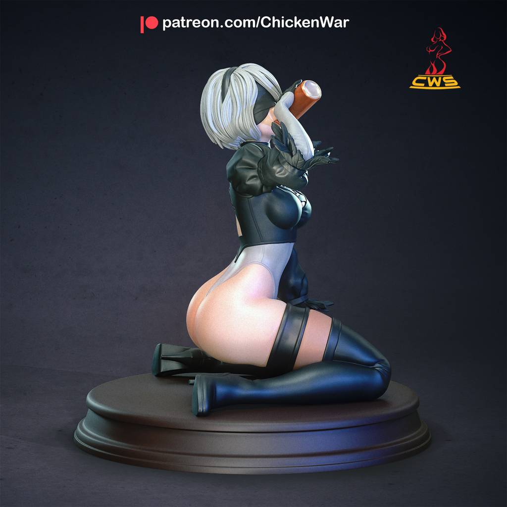 P站图纸印象馆 CW Studio 尼尔 机械纪元 尤尔哈二号b型 CW Studio 尼尔 机械纪元 尤尔哈二号b型