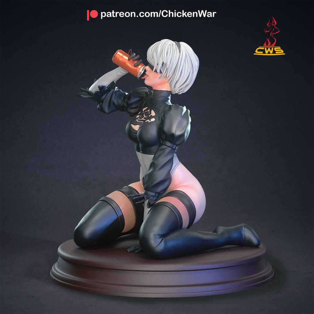 P站图纸印象馆 CW Studio 尼尔 机械纪元 尤尔哈二号b型 CW Studio 尼尔 机械纪元 尤尔哈二号b型